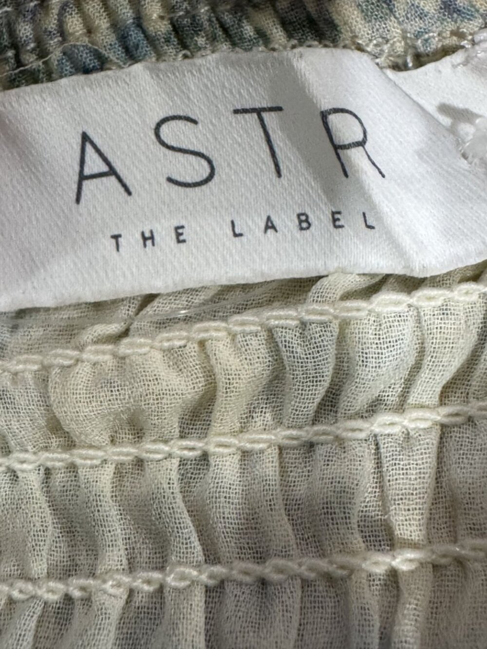 Astr The Label Yellow Green Multi Ruffle Smocked Mini Dress With Adjustable Stra - Picture 7 of 10
